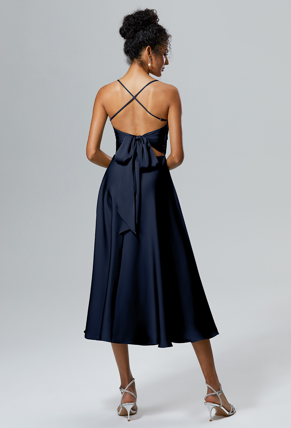 AW Vina Dark Navy  Spring Wedding Guest Dresses